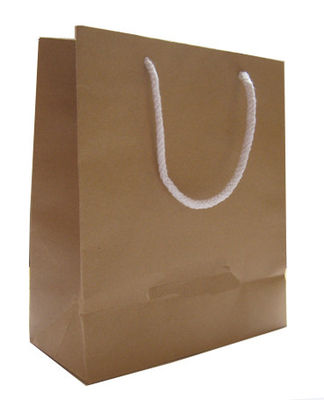 Regalo calificado reciclado de las bolsas de papel que hace compras parte alta de impresión de encargo de OPP 350 G/M